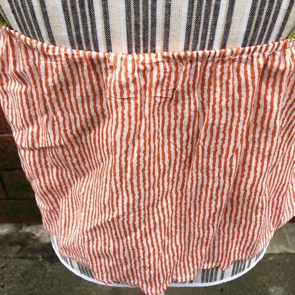 💜Striped embroidered crop top - Picture 4 of 5